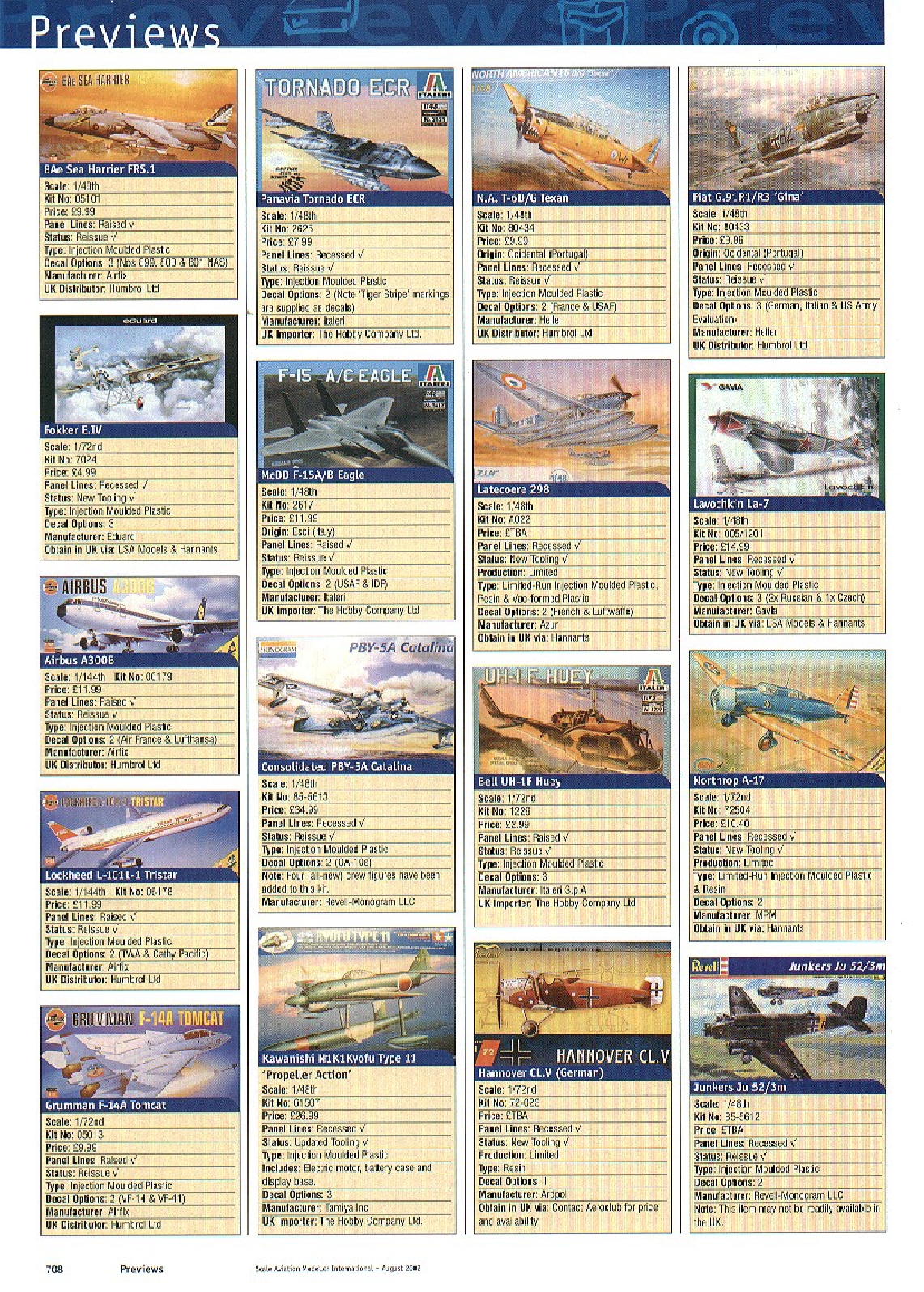 Scale Aviation Modeller International 2002-08